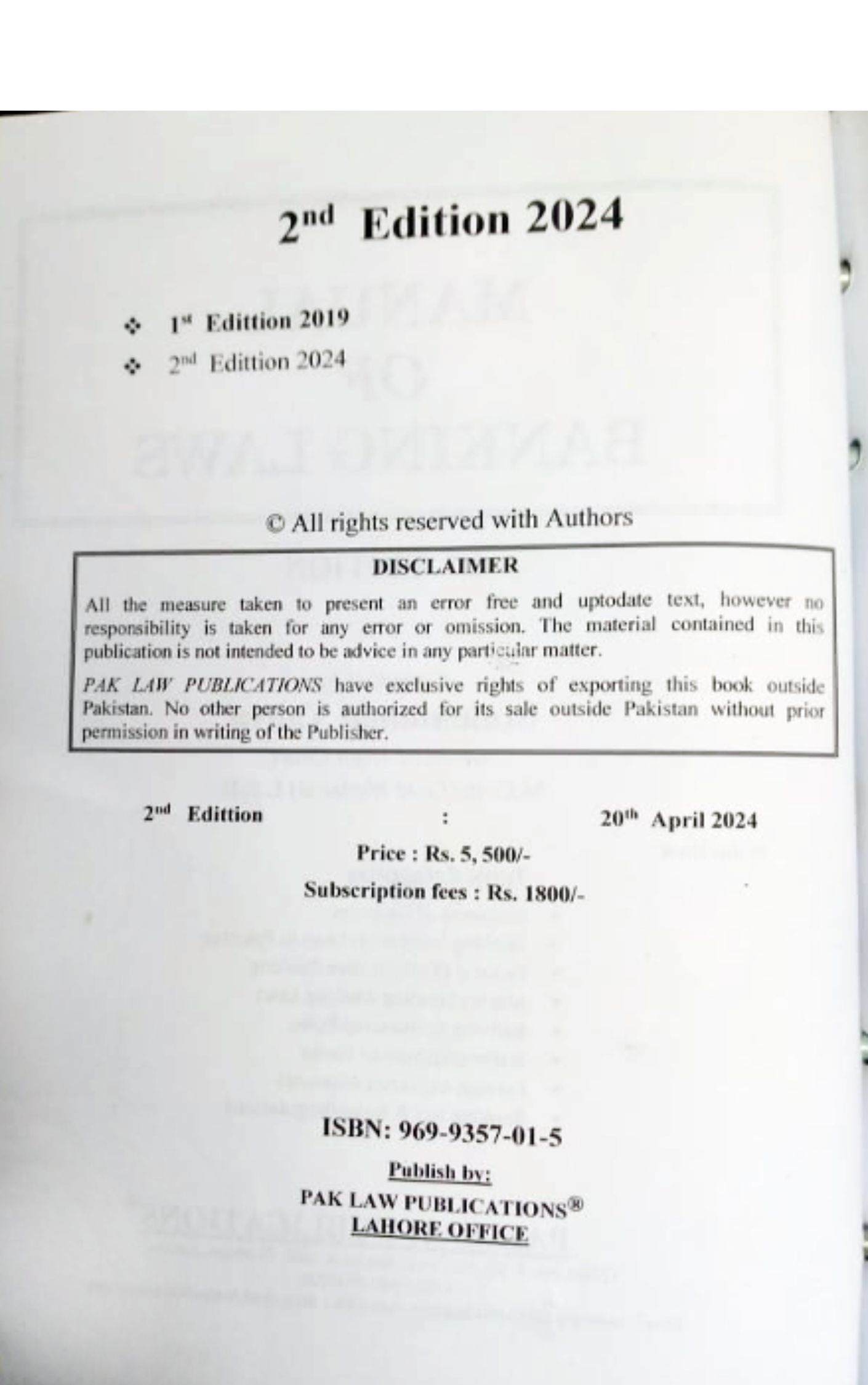 Manual of Banking Laws — Figure 4
