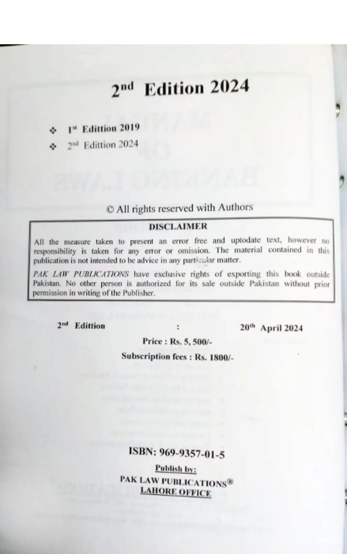 Manual of Banking Laws — Figure 4